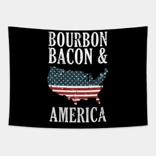 Bourbon Bacon And America Tapestry