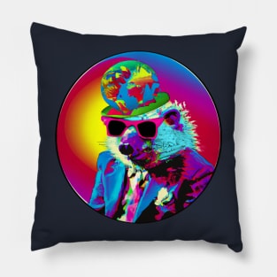 Presidential hedgehog either playing his trump card or taking a nap Pillow