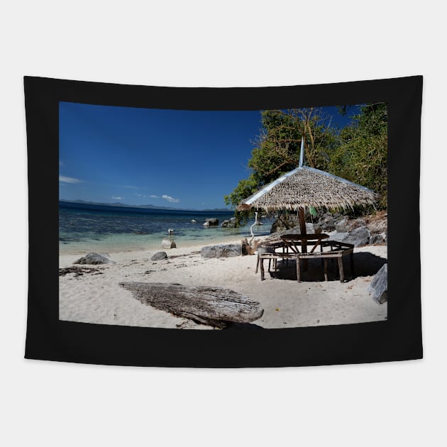 Lagon Palawan, Philippines Tapestry by franck380