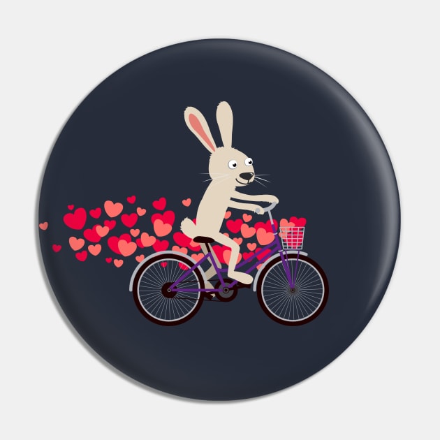 Bunny rabbit riding bike Pin by hyperactive