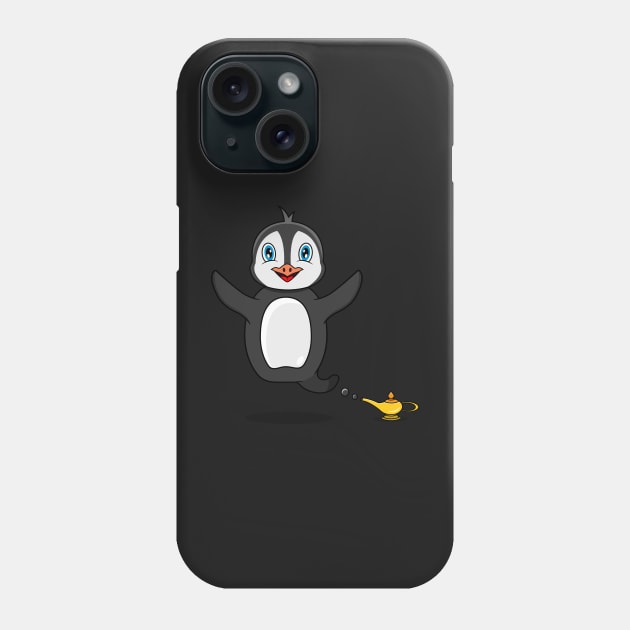 Cute Penguin Ghost and Flying Phone Case by tedykurniawan12