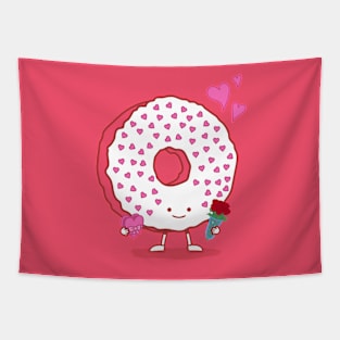 The Donut Valentine Tapestry