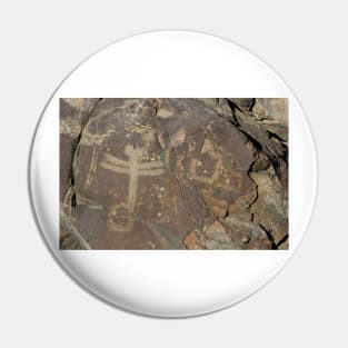 Dragonfly Petroglyphs ~ New Mexico Pin