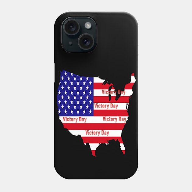 Victory Day Flag usa Phone Case by Top-you