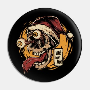 Santa Skull Pin