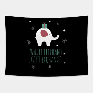 white elephant gift exchange Tapestry