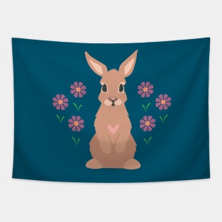 Spring Rabbit Tapestry