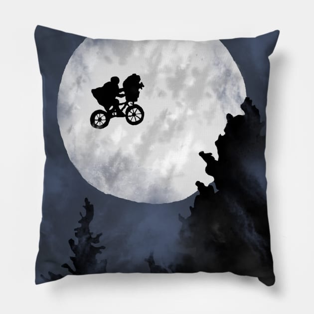 Phone Home Pillow by uniquely-elliott