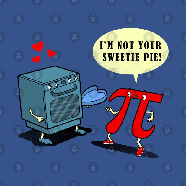 Cute Pie Day Pie Baking Math Cartoon Lovers Relationship by BoggsNicolas