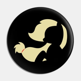 Apple Jack Silhouette Pin