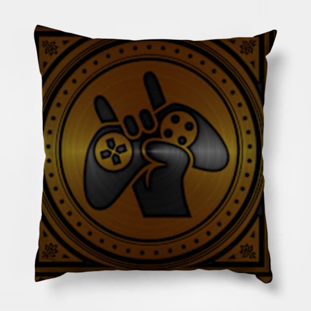 Eat Sleep Game Repeat Pillow by Durro