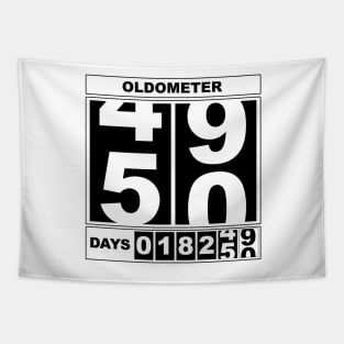 50th Birthday Oldometer Tapestry