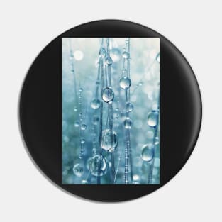 Blue Grass Drops II Pin