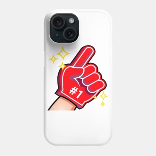 Foam finger | GG | number one | Big hand | Foam Finger #1 Phone Case