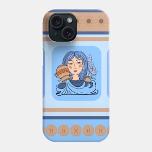 Aquarius Horoscope Pattern Phone Case