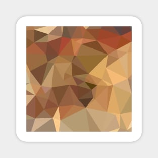 Camel Brown Abstract Low Polygon Background Magnet