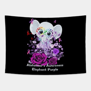 alzheimers warrior unbreakable Tapestry