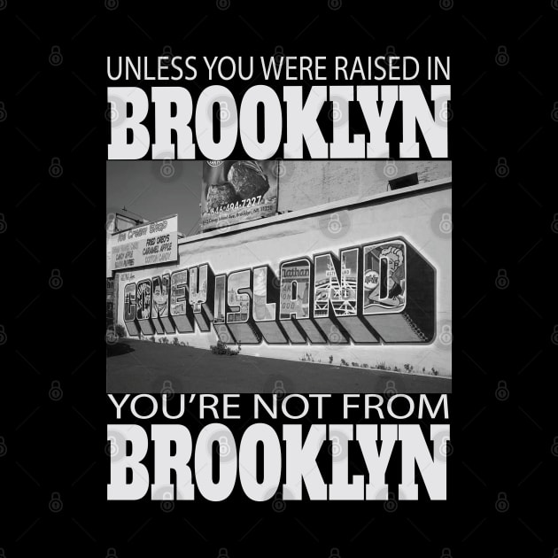 Unless You Were Raised In BROOKLYN You're Not From BROOKLYN by Envision Styles