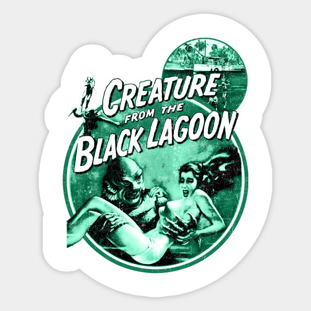 Vintage Creature From The Black Lagoon Creature From The Black Lagoon Sticker Teepublic Vintage Creature From The Black Lagoon Creature From The Black Lagoon Sticker Teepublic