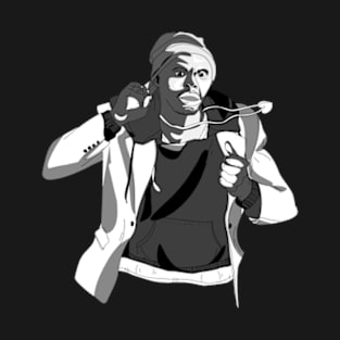 Dave chappelle Black White T-Shirt