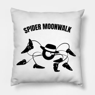 Beth the spider - the Moonwalk (text version) Pillow