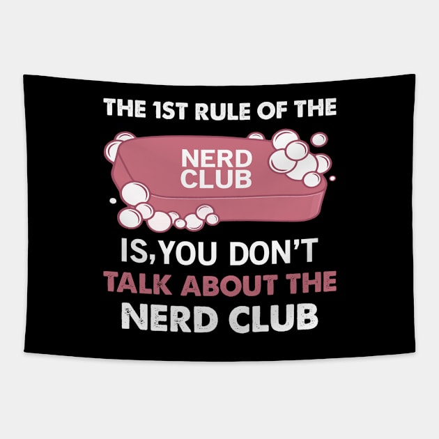 Nerd Funny Quote Tapestry by CRE4TIX