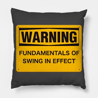 Swing Fundamentals Pillow