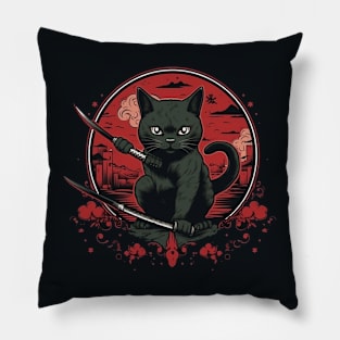 Ninja Cat Pillow