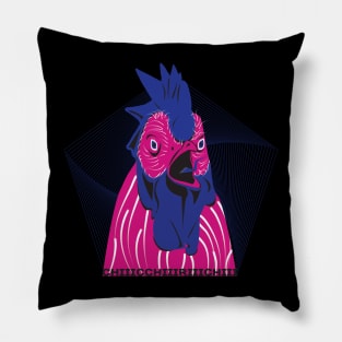 Screaming Rooster Pillow