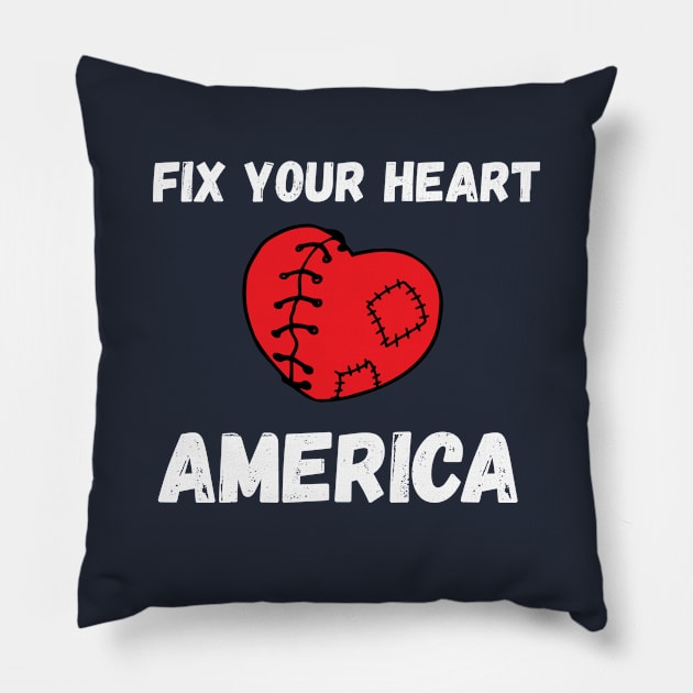 fix your heart american Pillow by Gaming champion