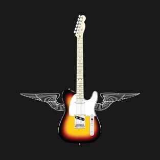 Sunburst Flying Guitar T-Shirt