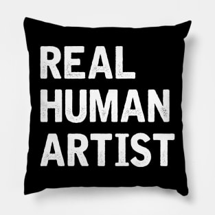 Real Human Artist Pillow