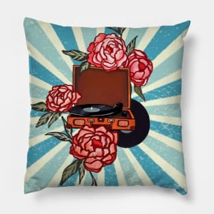 Phonograph disc vinyl record Pillow