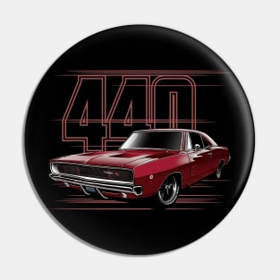 68 Charger American Muscle Pin