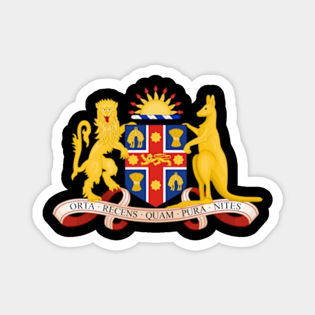 Coat of Arms of New South Wales Magnet by The Artsy Dreamer