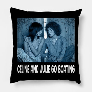 Parallel Worlds of Friendship Boating Cinema Tribute Tee Pillow