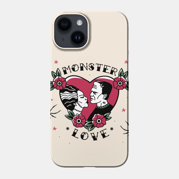 Monster Love // Bride of Frankenstein Vintage Tattoo - Bride Of Frankenstein - Phone Case | TeePublic Monster Love // Bride of Frankenstein Vintage Tattoo - Bride Of Frankenstein - Phone Case | TeePublic