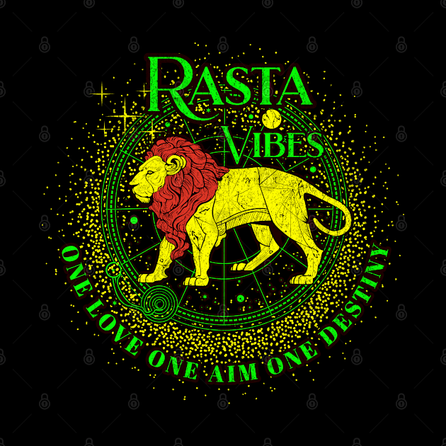 Rasta Vibes Lion by rastaseed