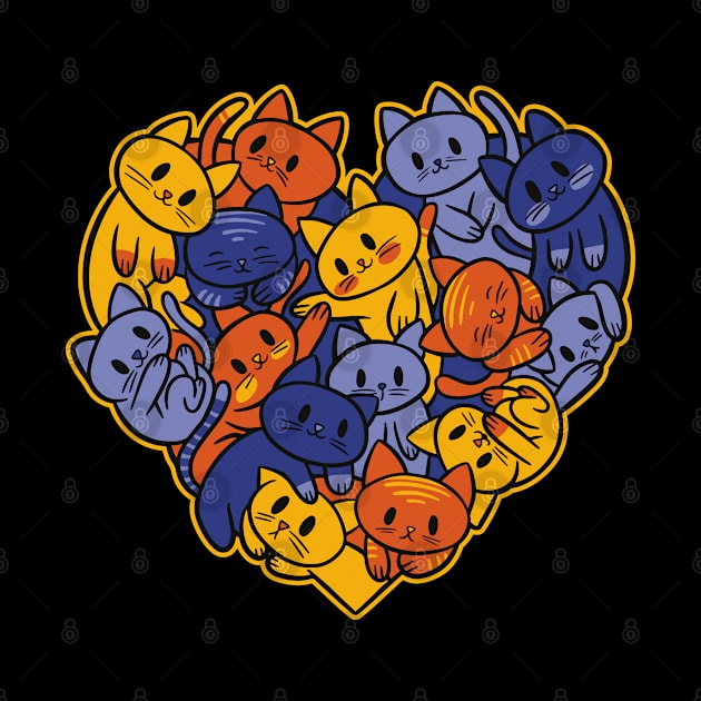 Kitten Heart Cluster by Life2LiveDesign