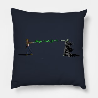 Battle of time and magic Pillow