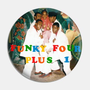 Funky Four Plus One Pin