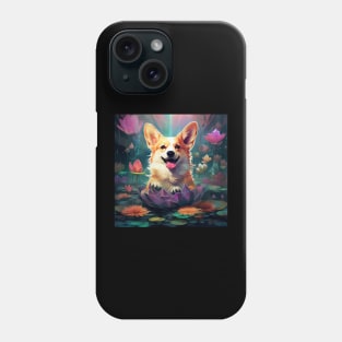 Lotus Corgi Phone Case