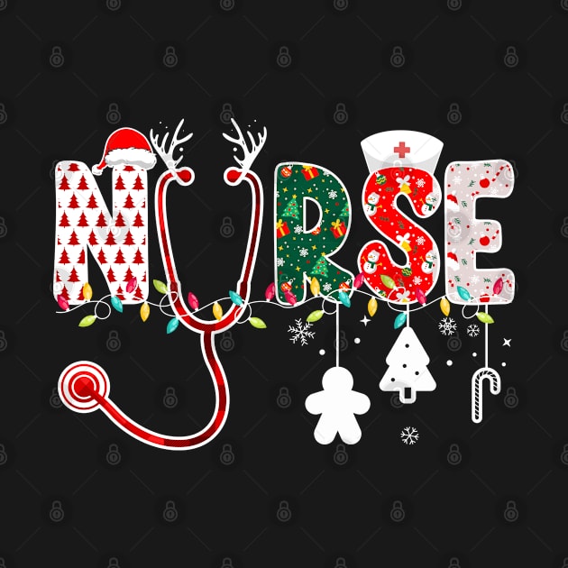 Nurse Christmas Stethoscope Nurses Xmas RN NICU ER Nursing by adil shop