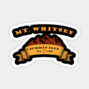 Mount Whitney Summit Club Magnet