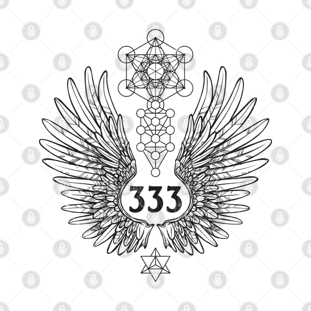 Angel Number 333 Sacred Geometry by LadyMoldavite