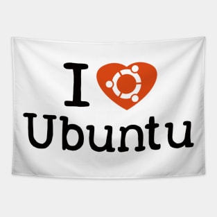 I Love Ubuntu for the Cool Geek Tapestry