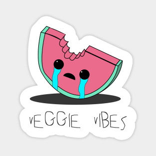 Crying Watermelon | Veggie vibes Magnet