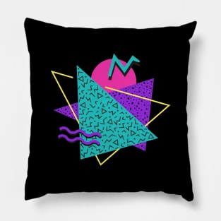 Memphis Pattern 9 / 80s Retro Pillow