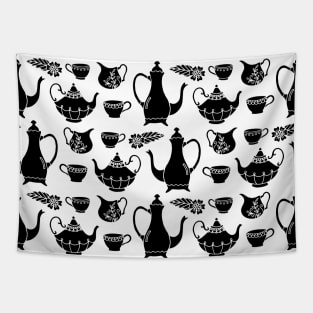 Teapots and Tea Cups Tapestry