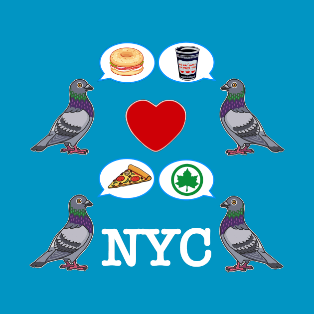NY City Pigeon by Show OFF Your T-shirts!™
